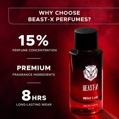 PURE SENSE PERFUME BEAST-X  WILD LUST 100ML