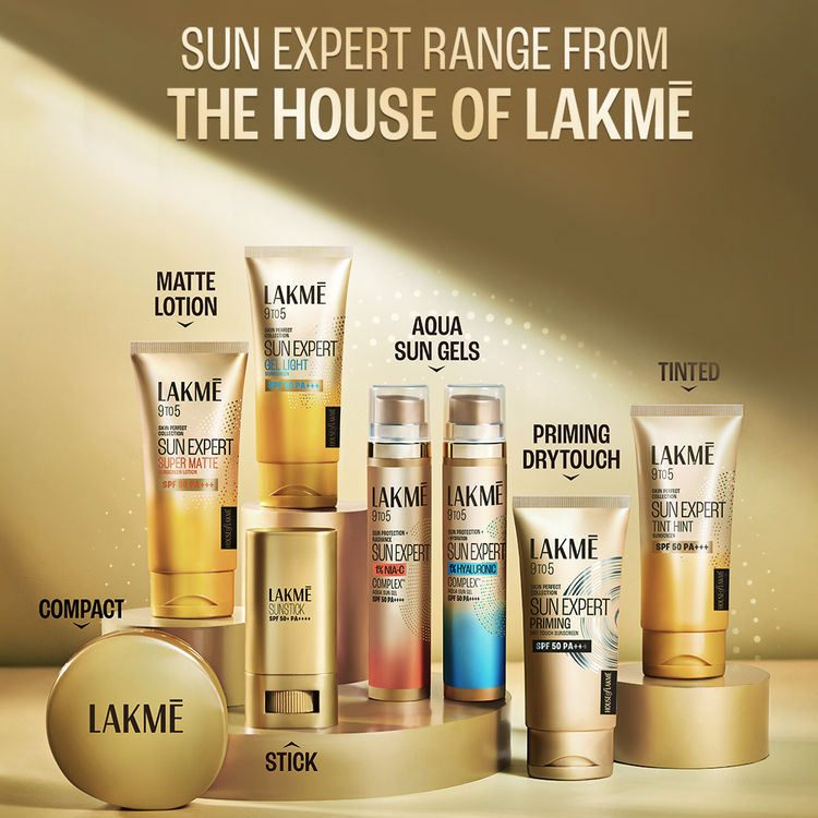 LAKME 9TO5 SUN EXPERT LIGHT WEIGHT GEL SPF 50 PA+++ 100G