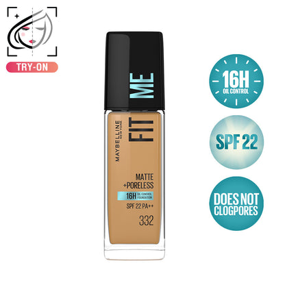 MAYBELLINE FOUNDATION FITME PUMP 332 30 ML