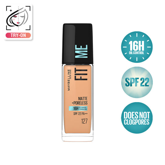 MAYBELLINE FOUNDATION FITME PUMP 127 30ML