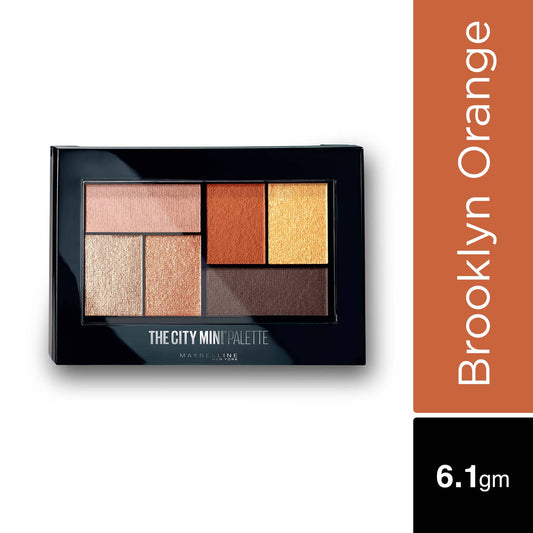 MAYBELLINE EYESHADOW CITY MINI PALET BROOKLYN ORANGE 6.1G