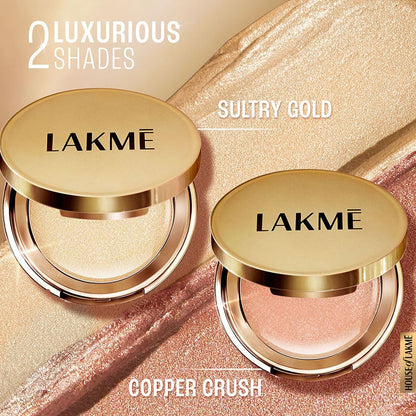 LAKME 9TO5 HIGHLIGHTER POWERPLAY VELVET CREME SULTRY GOLD 9G