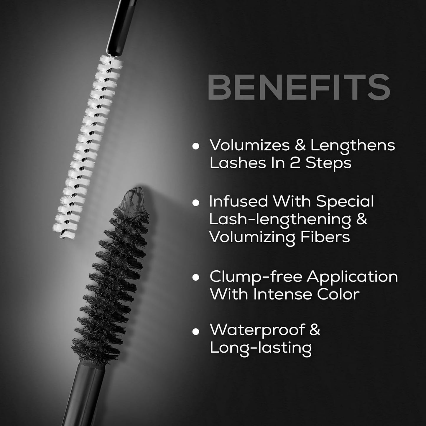 RENEE FULL VOLUME 2-IN-1 MASCARA WATERPROOF INSTANT LASH LIFT 3ML