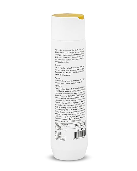 BEAUTY GARAGE 3X KERATIN SHAMPOO 300ML