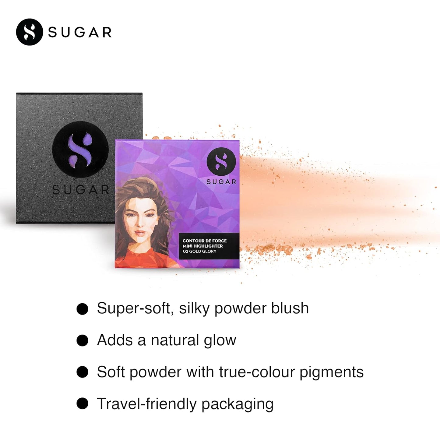 SUGAR HIGHLIGHTER MINI CONTOUR DE FORCE 02 GOLD GLORY 4 G