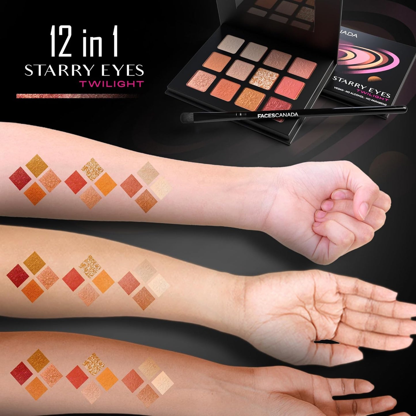 FACES EYESHADOW STARRY EYES TWILIGHT 16G