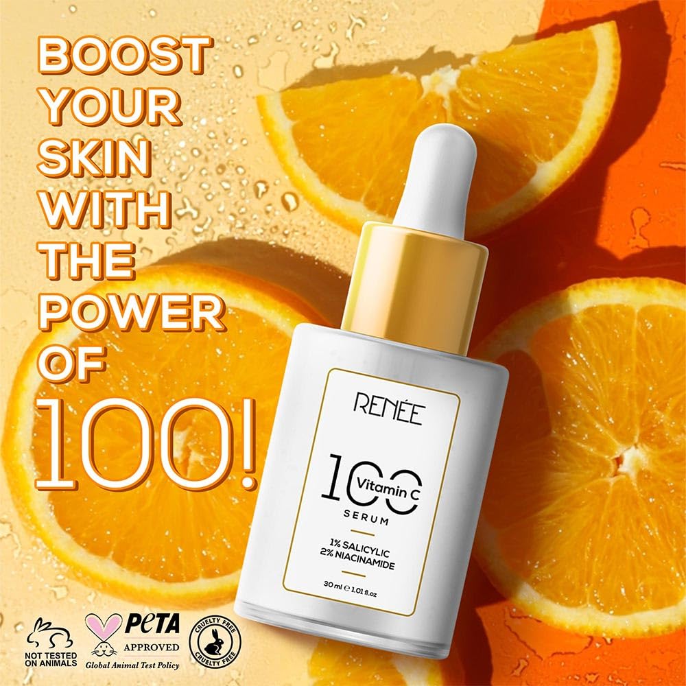 RENEE 100 VITAMIN-C SERUM 1% SALICYLIC 2% NIACINAMIDE 30ML