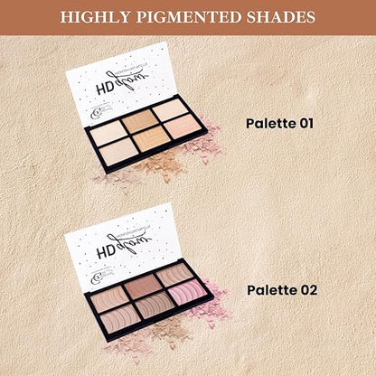 GORGEOUS GIRL HIGHLIGHTER PALETTE 01 HD GLOW