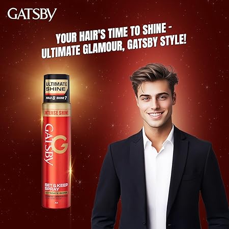 GATSBY HAIR SPRAY ULTIMATE SHINE 250ML