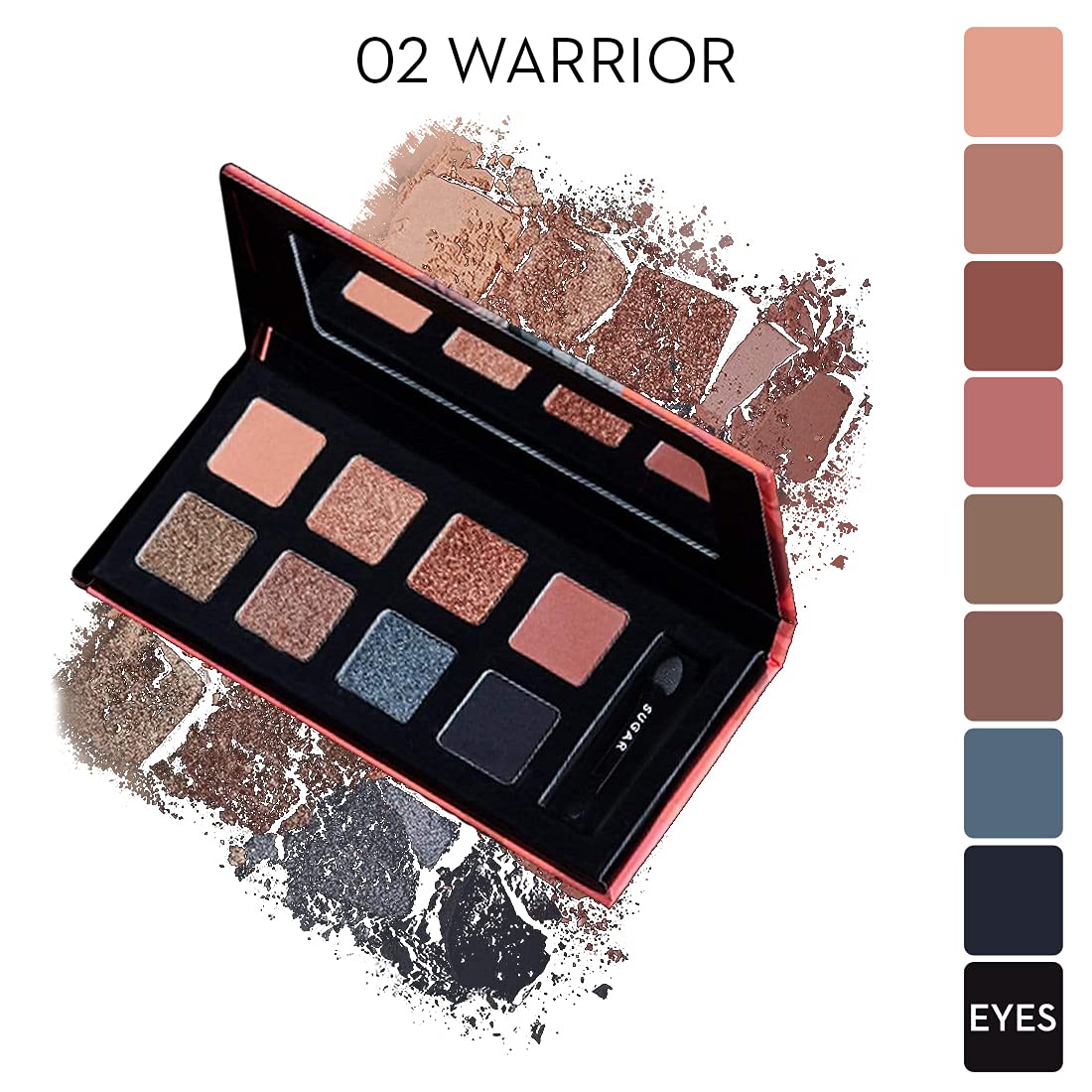 SUGAR EYESHADOW BLEND THE RULES 02 WARRIOR 10.4 G