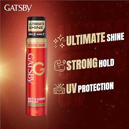 GATSBY HAIR SPRAY ULTIMATE SHINE 250ML