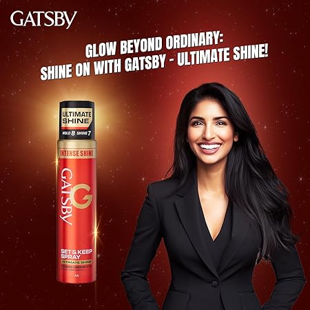 GATSBY HAIR SPRAY ULTIMATE SHINE 250ML