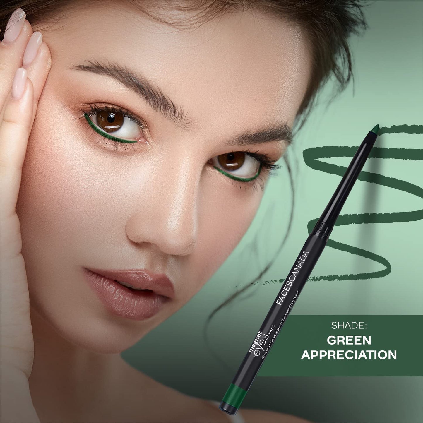 FACES MAGNETEYES COLOR KAJAL GREEN