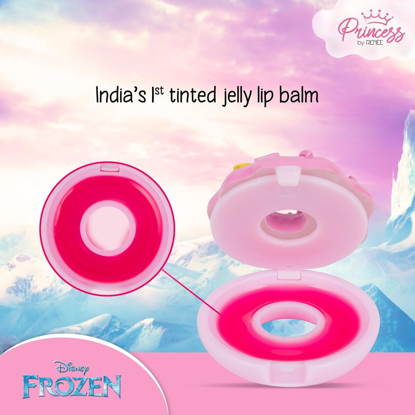 RENEE FROZEN PRINCESS ELSA DONUT LIP BALM 2.8G