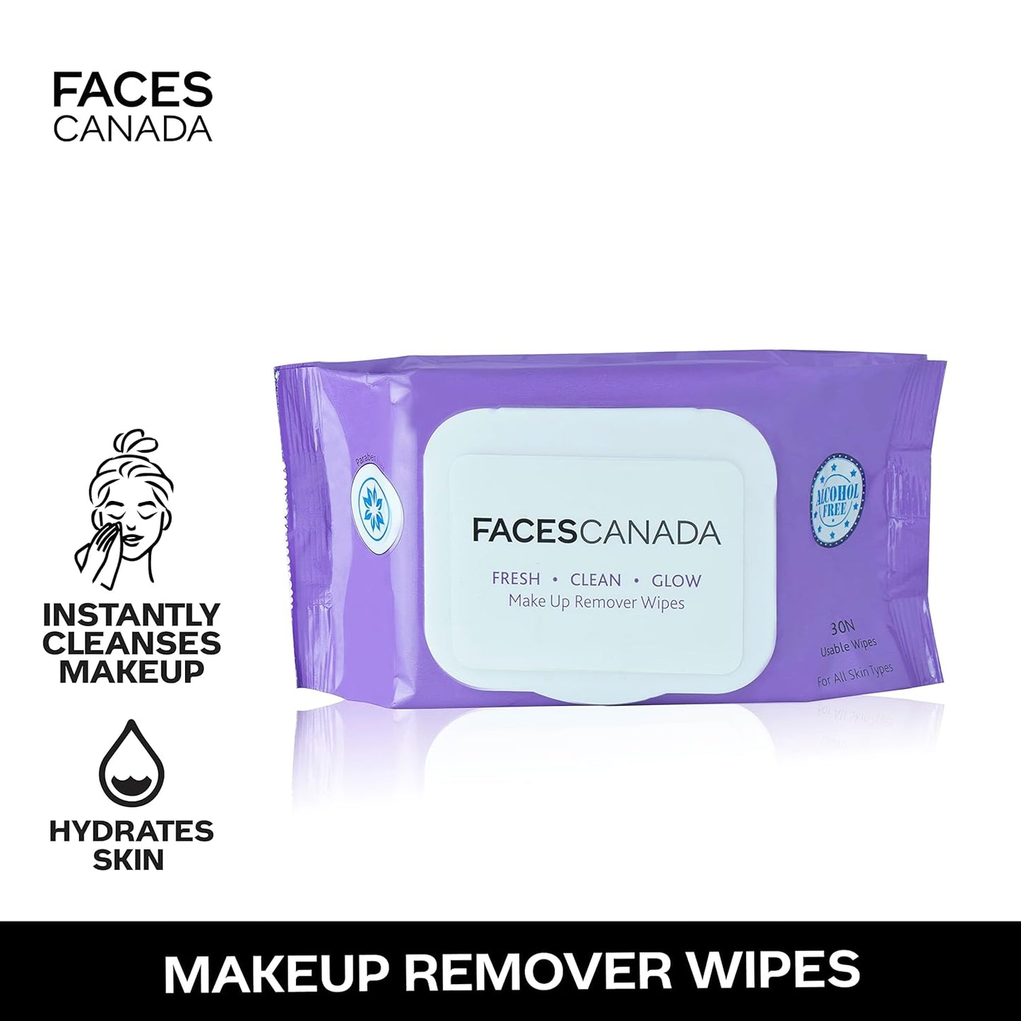 FACES WIPES MAKEUP REMOVER 30 N  CC3195