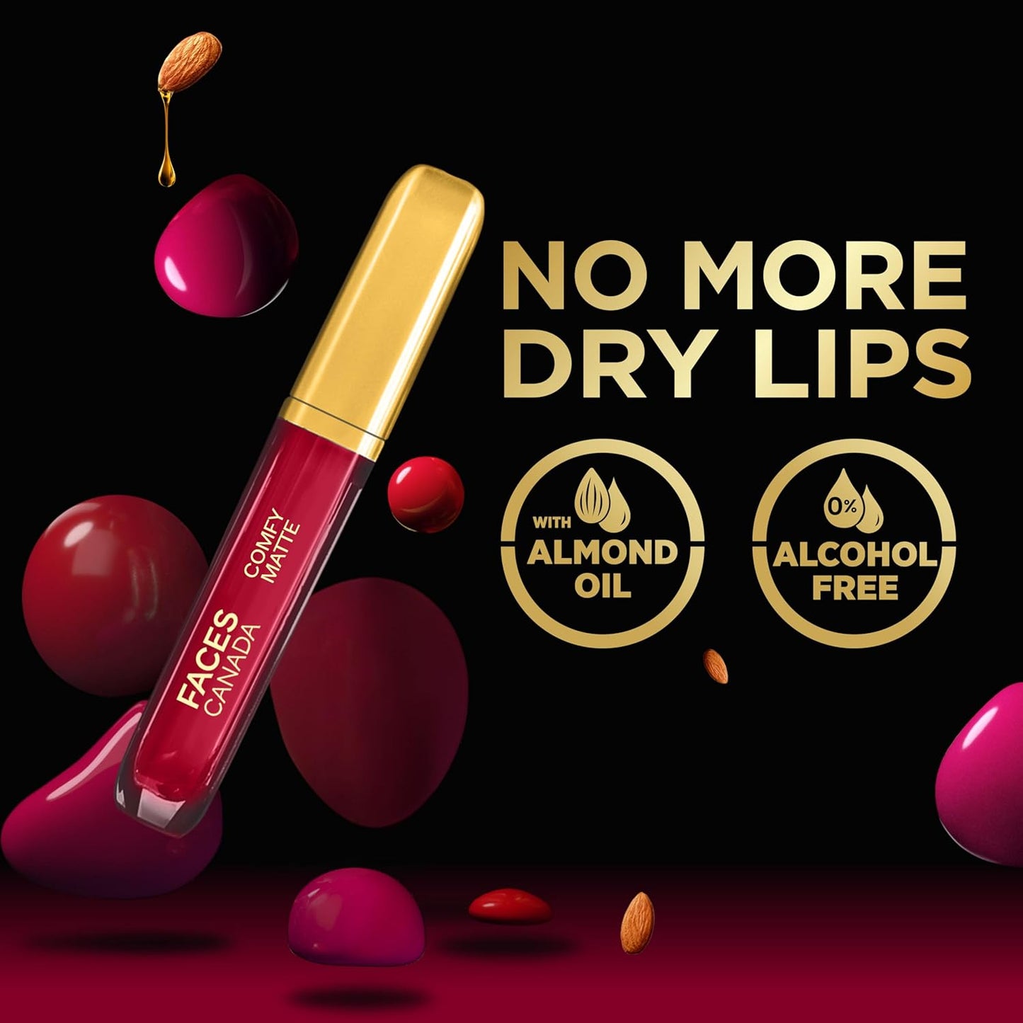 FACES COMFY MATTE LIP COLOR 03 END OF STORY 3.8ML
