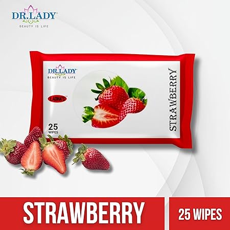 DR.LADY STRAWBERRY 25 WET WIPS