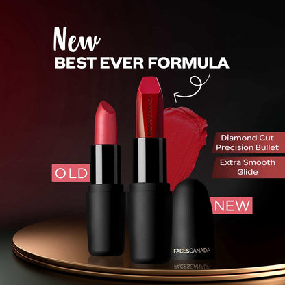 FACES WEIGHTLESS MATTE FINISH LIPSTICK 29 JUNGLE RED 4 G  CC5832