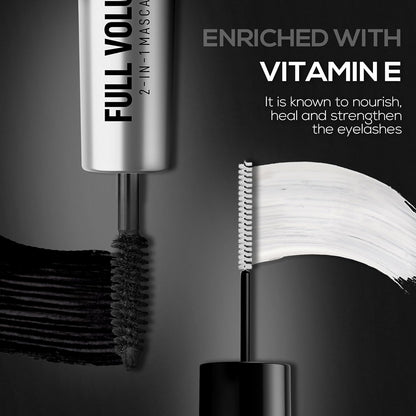 RENEE FULL VOLUME 2-IN-1 MASCARA WATERPROOF INSTANT LASH LIFT 3ML