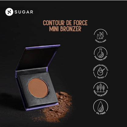 SUGAR BRONZER CONTOUR DE FORCE 01 TAUPE TOPPER 4 G