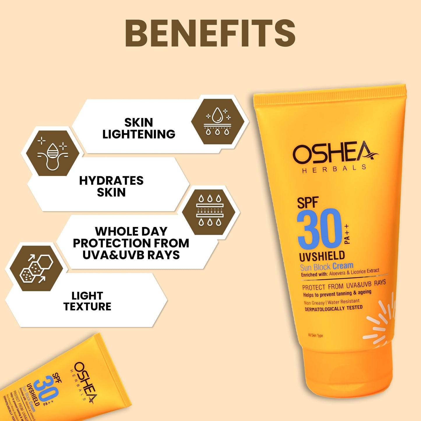 OSHEA UVSHIELD SPF 30 50G