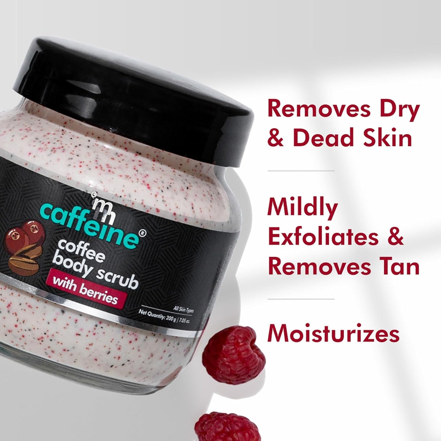 MCAFFEINE BODY SCRUB COFFE WITH BERRIES 200G
