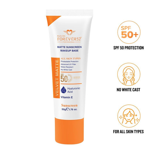 FOREVER 52 VELVET MATTE SUNSCREEN MAKEUP BASE FVS001 50G