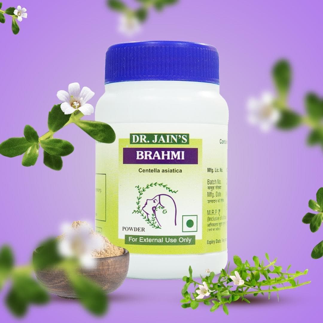 DR JAIN BRAHMI HERBAL POWDER 50GM