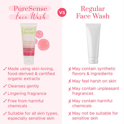 PURE SENSE FACEWASH PINK GUAVA