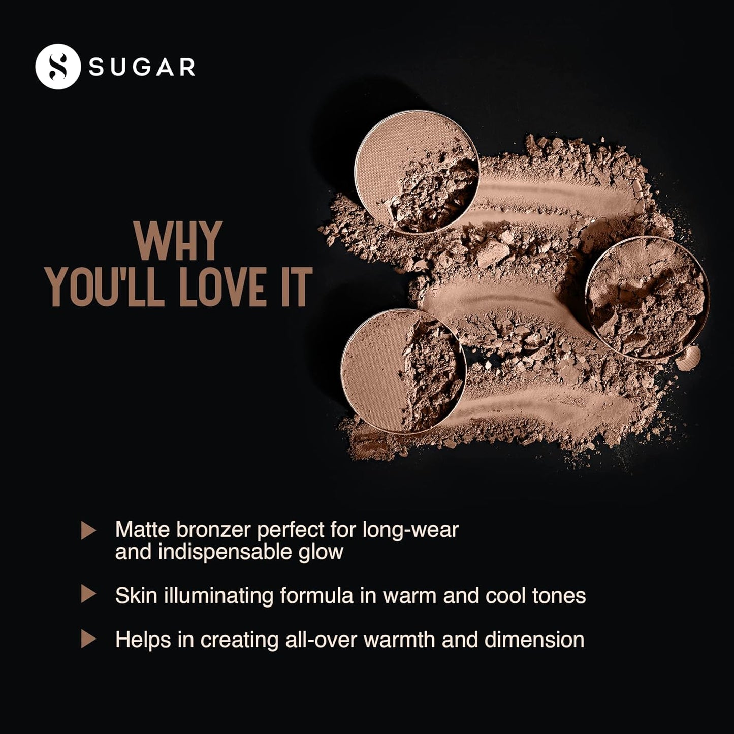 SUGAR BRONZER CONTOUR DE FORCE 01 TAUPE TOPPER 4 G