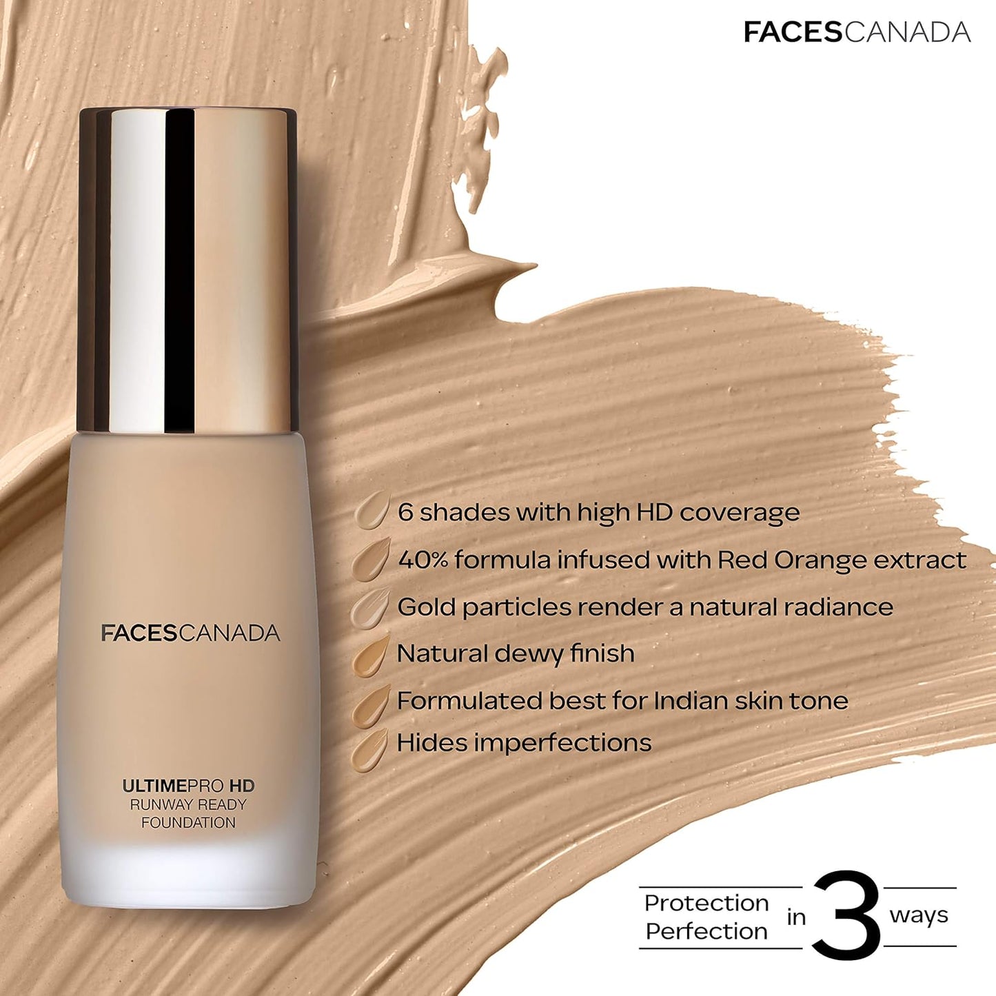 FACES ULTIME PRO FOUNDATION BEIGE03 30 ML