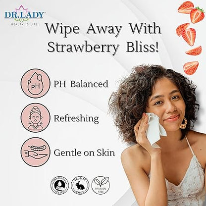 DR.LADY STRAWBERRY 25 WET WIPS