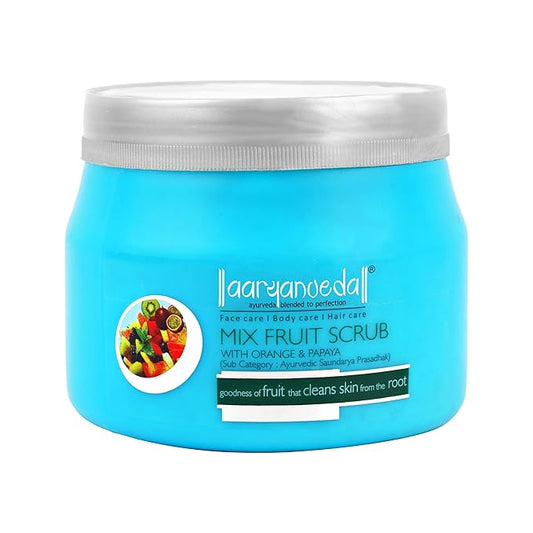 ARYANVEDA MIX FRUIT SCRUB 400GM