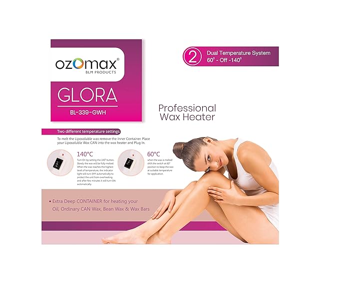 OZOMAX WAX HEATER GLORA