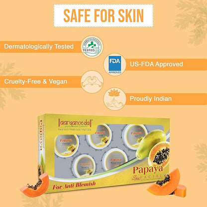 ARYANVEDA PAPAYA FACIAL KIT 210GM