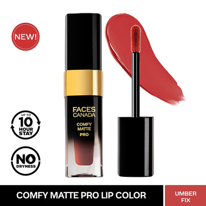 FACES LIPSTICK COMFY MATTE 10 UMBER FIX 5.5ML