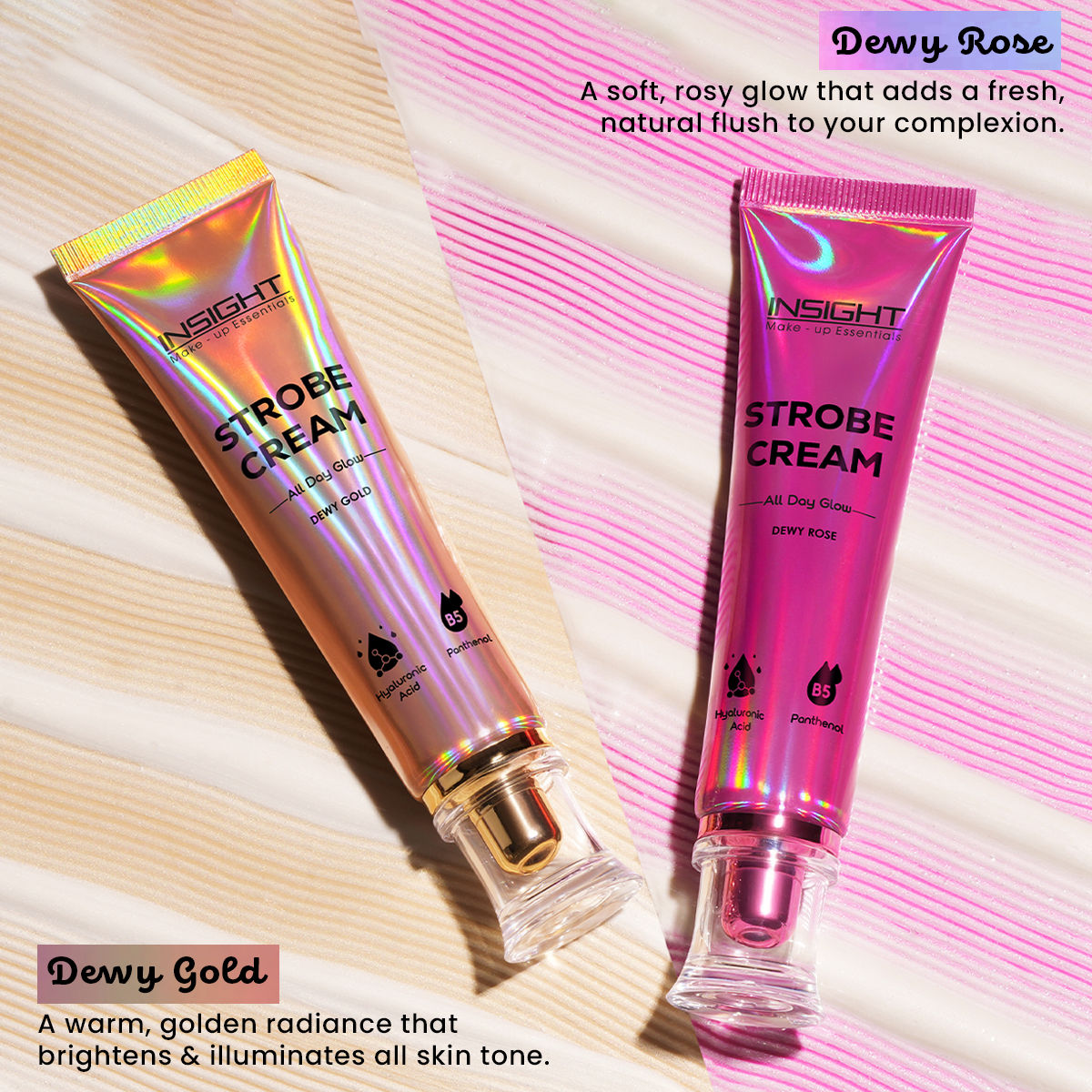 INSIGHT STROBE CREAM DEW GOLD 30G