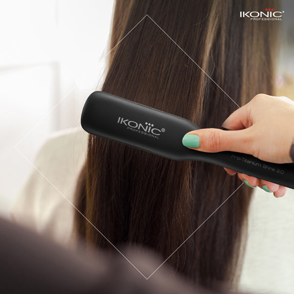 IKONIC PROFESSIONAL HAIR STRAIGHTENER PRO TITANIUM SHINE