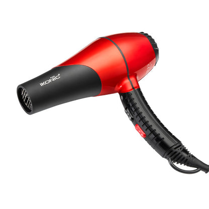 IKONIC PROFESSIONAL HAIR DRYER PRO 2200 RED BLACK