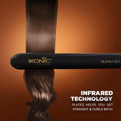 IKONIC PROFESSIONAL HAIR STRAIGHTENER GLEAM ROSE