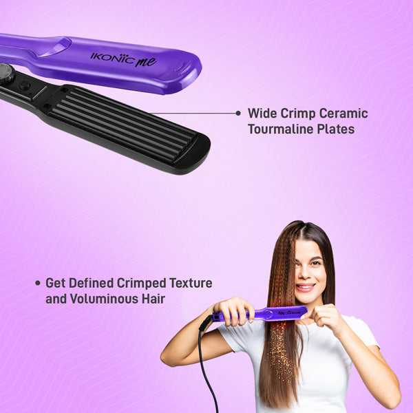 IKONIC PROFESSIONAL HAIR CRIMPER PURPLE