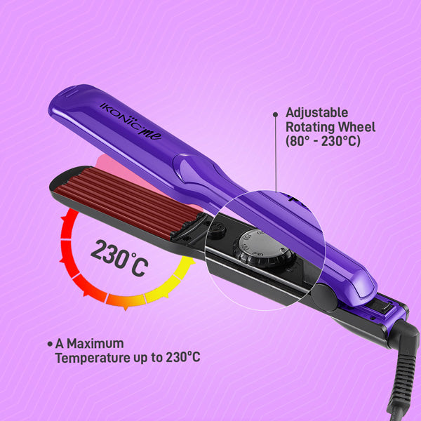 IKONIC PROFESSIONAL HAIR CRIMPER PURPLE