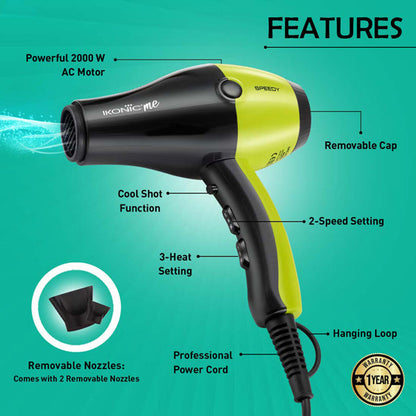 IKONIC PROFESSIONAL HAIR DRYER SPEEDY