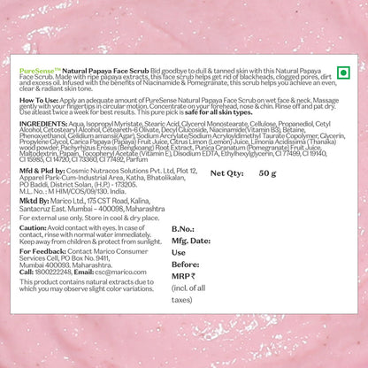 PURE SENSE PINK GAUAVA SCRUB 50G