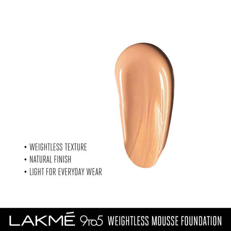 LAKME 9TO5 POWERPLAY MOUSSE FOUNDATION 02 BEIGE VANILLA 25G