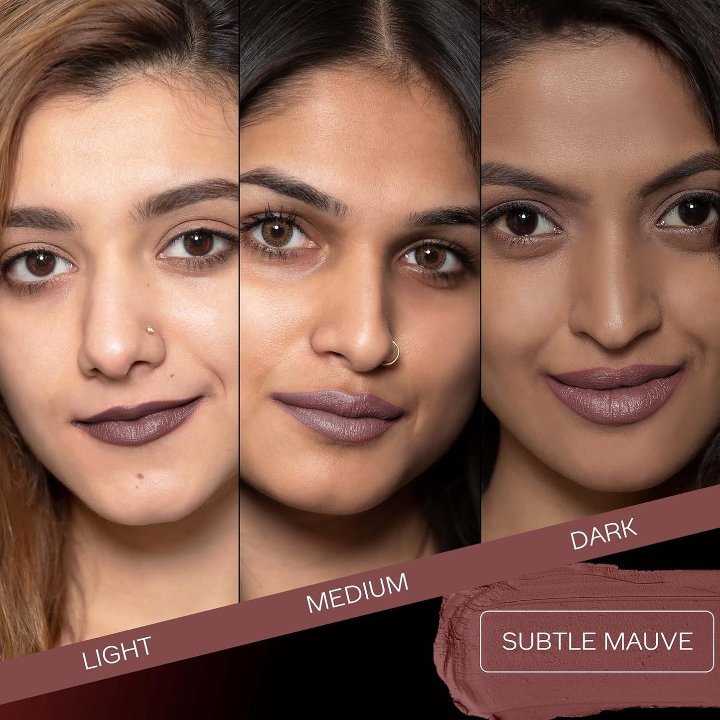 FACES LIPSTICK WEIGHTLESS MATTE FINISH SUBTLE MAUVE 10 4 G  CC5820