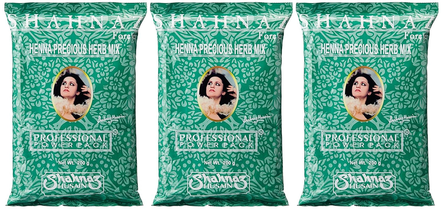 SHAHNAZ HUSAIN HENNA PRECIOUS MIX HERB 200GM*3