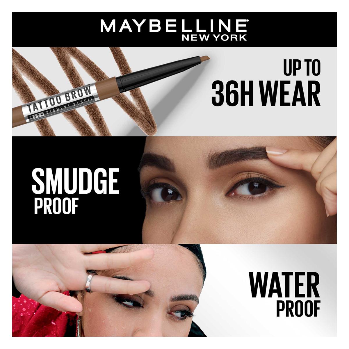 MAYBELLINE EYEBROW TATTOO GEL 36HRS LIGHT BROWN