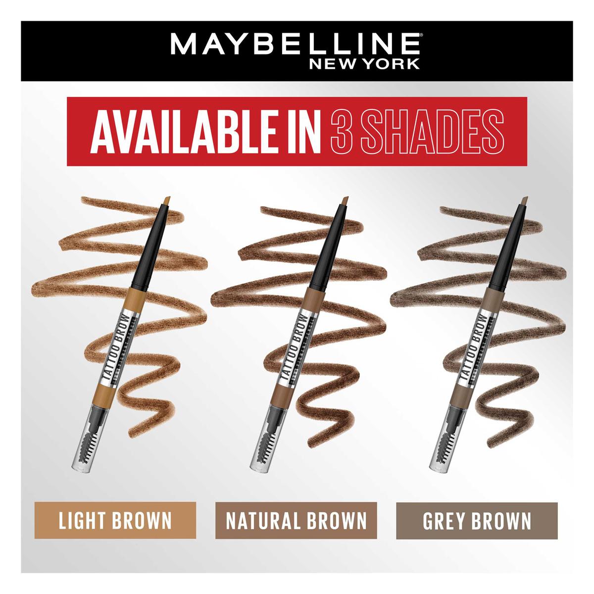 MAYBELLINE EYEBROW TATTOO GEL 36HRS LIGHT BROWN