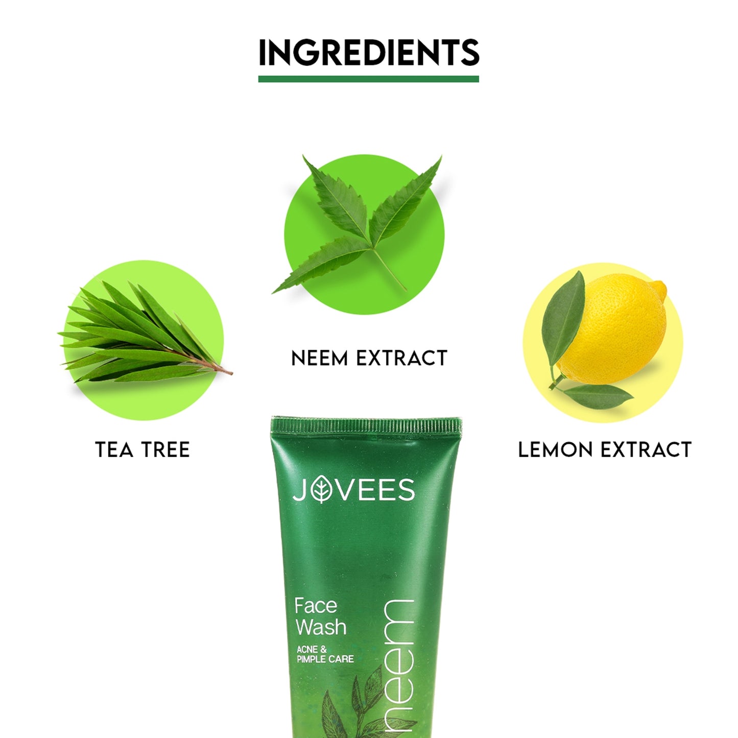 JOVEES NEEM FACE WASH 120ML